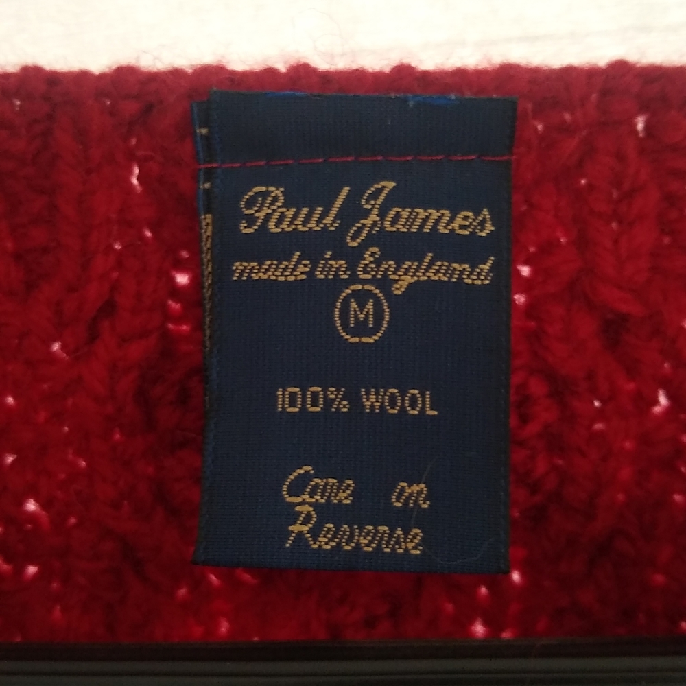 Paul James 100% wool sweater